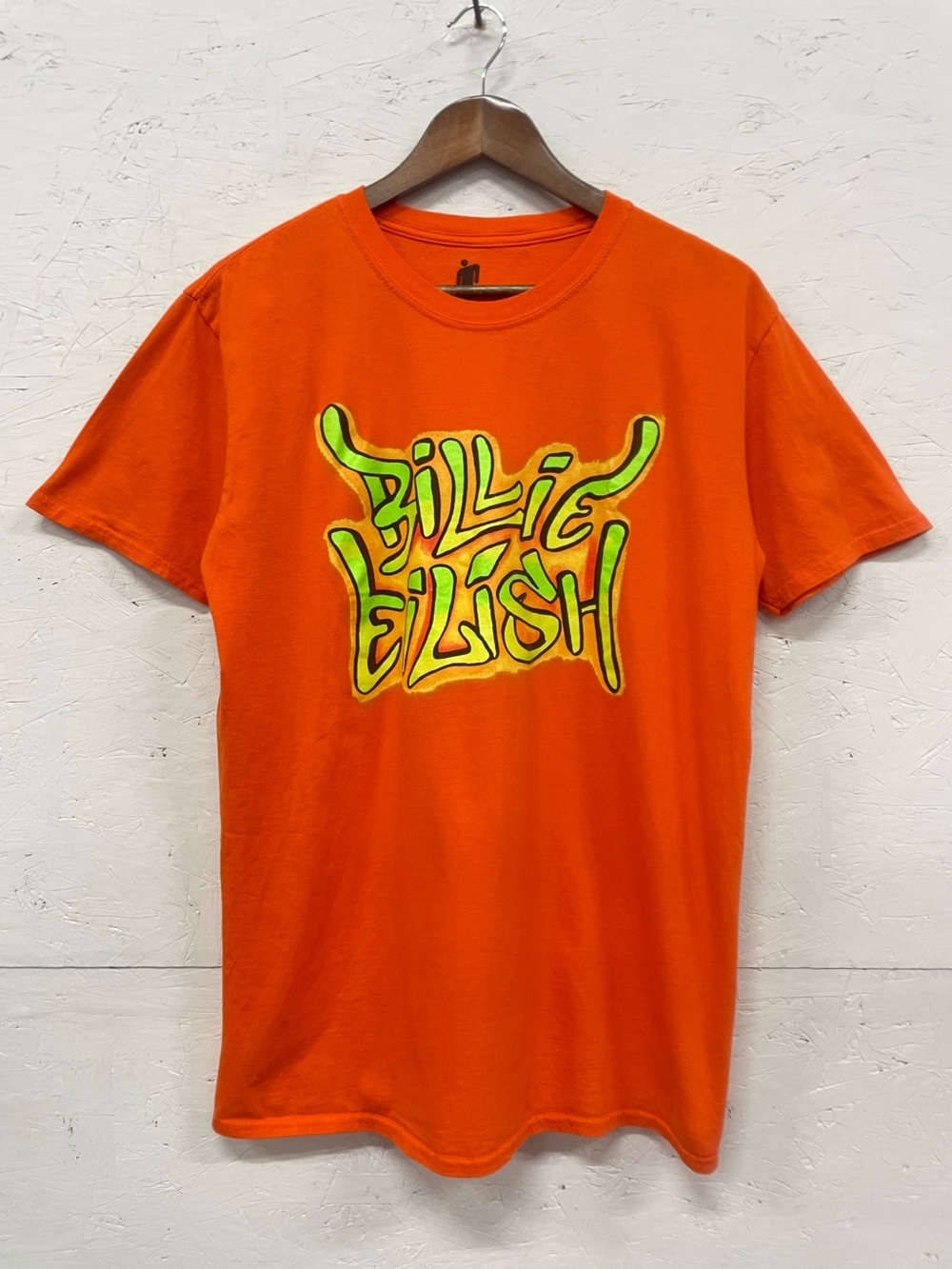 Official Blohsh Billie Eilish Graffiti Logo Tee, Size M